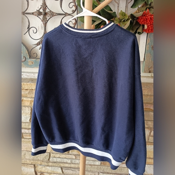 Navy Blue Tennis League Sweater_L/XL - Picture 6 of 6